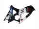 Online Negro Brillante Blanco West Carenado Moto Suzuki GSXR 1000 2007-2008