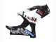Online Negro Brillante Blanco West Carenado Moto Suzuki GSXR 1000 2007-2008