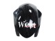 Online Negro Brillante Blanco West Carenado Moto Suzuki GSXR 1000 2007-2008