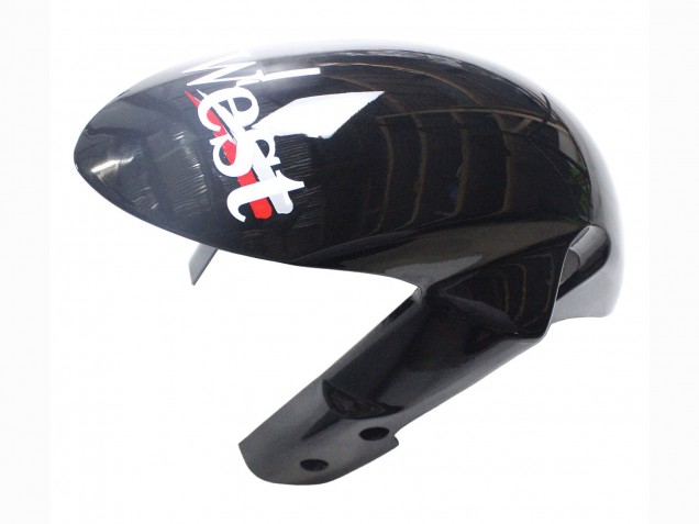 Online Negro Brillante Blanco West Carenado Moto Suzuki GSXR 1000 2007-2008