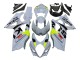 Online Gris Claro Verde Negro Carenado Moto Suzuki GSXR 1000 2007-2008