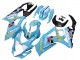 Online Azul Claro Amarillo Negro Motul Rizla Carenado Moto Suzuki GSXR 1000 2007-2008
