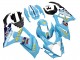 Online Azul Claro Amarillo Negro Motul Rizla Carenado Moto Suzuki GSXR 1000 2007-2008
