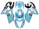 Online Azul Claro Amarillo Negro Motul Rizla Carenado Moto Suzuki GSXR 1000 2007-2008
