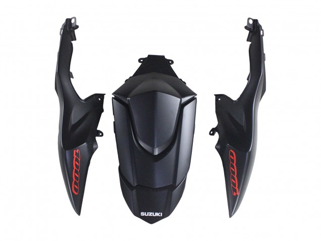 Online Negro Mate Rojo Calcomanía Carenado Moto Suzuki GSXR 1000 2007-2008