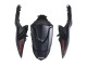 Online Negro Mate Rojo Calcomanía Carenado Moto Suzuki GSXR 1000 2007-2008