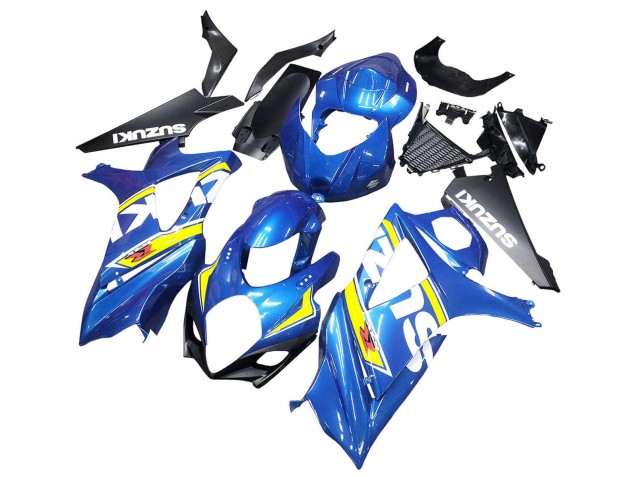 Online Azul Amarillo Negro Carenado Moto Suzuki GSXR 1000 2007-2008