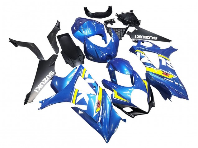 Online Azul Amarillo Negro Carenado Moto Suzuki GSXR 1000 2007-2008