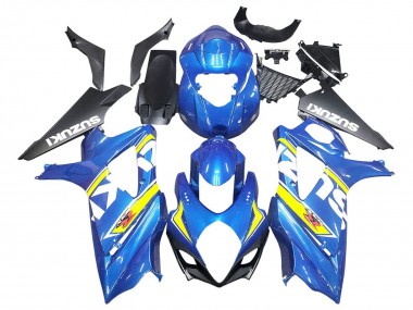 Online Azul Amarillo Negro Carenado Moto Suzuki GSXR 1000 2007-2008