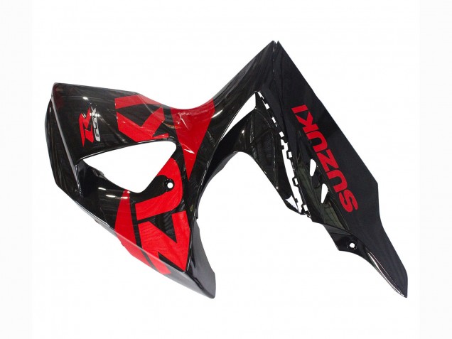 Online Negro Brillante Rojo Kits Carenados Moto Suzuki GSXR 1000 2009-2016