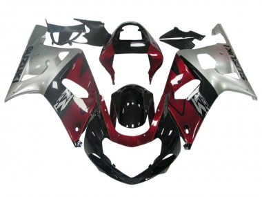 Online Azul Oscuro Blanco Carenado Moto Suzuki GSXR 600 / GSXR 750 1996-2000