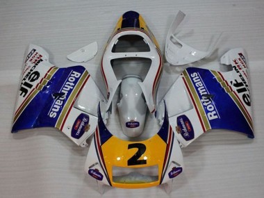 Online Blanco Azul Amarillo Oro Rothmans Elf 2 Carenado Moto Honda NSR250R MC28 P4 1994-1996