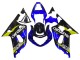 Online Azul Amarillo Negro Brillante Carenado Moto Suzuki GSXR 600 / GSXR 750 2001-2003