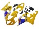 Online Amarillo Blanco Azul Negro Carenados Moto Suzuki GSXR 600 / GSXR 750 2004-2005