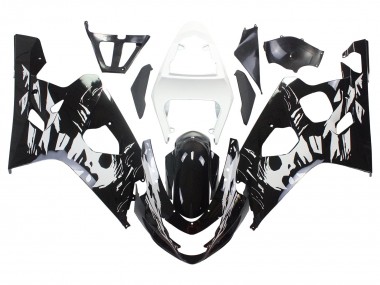 Online Blanco Negro Carenados Moto Suzuki GSXR 600 / GSXR 750 2004-2005