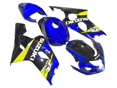 Online Azul Amarillo Negro Carenado Moto Suzuki GSXR 600 / GSXR 750 2004-2005