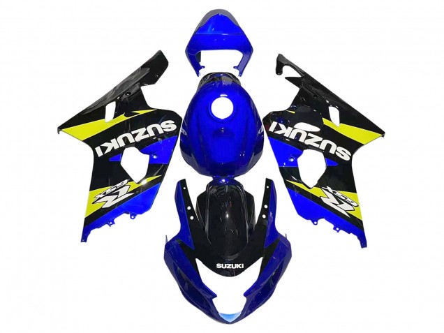 Online Azul Amarillo Negro Carenado Moto Suzuki GSXR 600 / GSXR 750 2004-2005