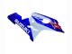 Online Blanco Azul Rojo Carenados Moto Suzuki GSXR 600 / GSXR 750 2004-2005
