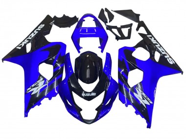 Online Azul Negro Blanco Calcomanía Carenado Moto Suzuki GSXR 600 / GSXR 750 2004-2005