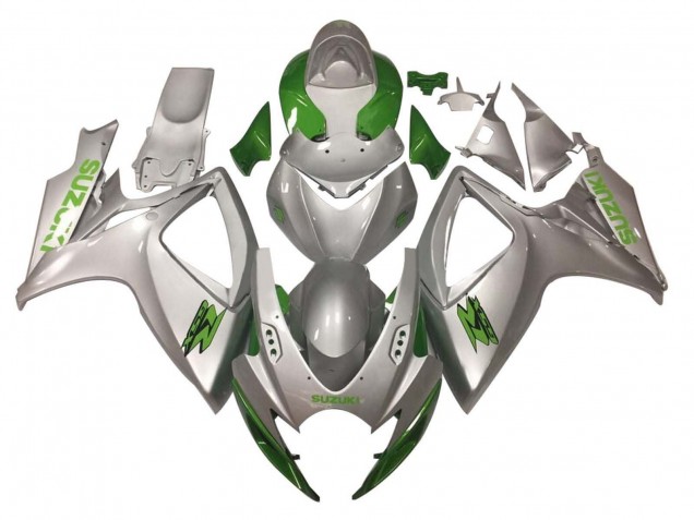 Online Plata Verde Carenado Moto Suzuki GSXR 600 / GSXR 750 2006-2007