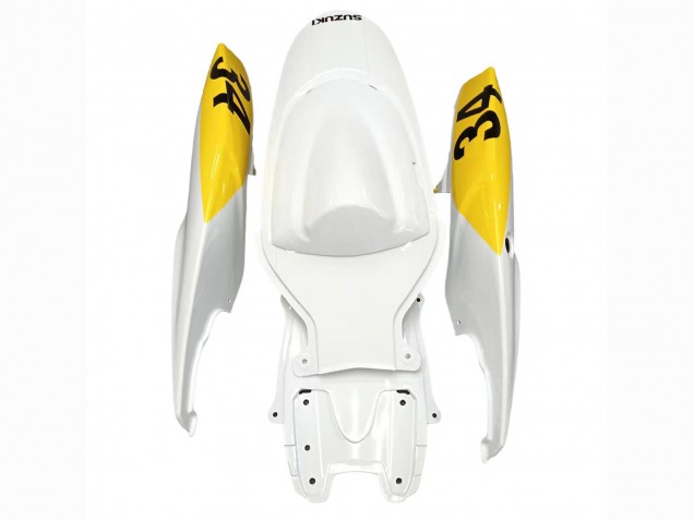 Online Blanco Rojo Amarillo Motul Carenado Moto Suzuki GSXR 600 / GSXR 750 2006-2007
