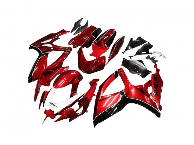 Online Rojo Negro Carenado Moto Suzuki GSXR 600 / GSXR 750 2006-2007