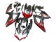 Online Negro Mate Rojo Carenado Moto Suzuki GSXR 600 / GSXR 750 2008-2010