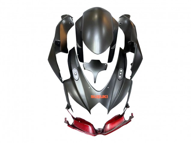 Online Negro Mate Rojo Carenado Moto Suzuki GSXR 600 / GSXR 750 2008-2010