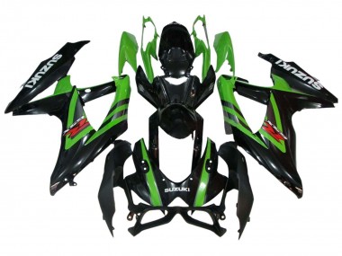 Online Verde Negro Brillante Carenado Moto Suzuki GSXR 600 / GSXR 750 2008-2010