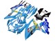 Online Azul Amarillo Rizla Carenado Moto Suzuki GSXR 600 / GSXR 750 2008-2010