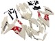 Online Crema Blanco Rojo Negro Carenado Moto Suzuki GSXR 600 / GSXR 750 2008-2010