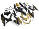 Online Negro Mate Blanco Oro Carenado Moto Suzuki GSXR 600 / GSXR 750 2008-2010