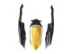 Online Negro Mate Blanco Oro Carenado Moto Suzuki GSXR 600 / GSXR 750 2008-2010