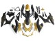 Online Negro Mate Blanco Oro Carenado Moto Suzuki GSXR 600 / GSXR 750 2008-2010