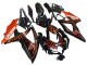 Online Negro Brillante Naranja Llama Carenado Moto Suzuki GSXR 600 / GSXR 750 2008-2010