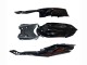 Online Negro Brillante Naranja Llama Carenado Moto Suzuki GSXR 600 / GSXR 750 2008-2010