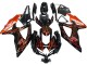 Online Negro Brillante Naranja Llama Carenado Moto Suzuki GSXR 600 / GSXR 750 2008-2010