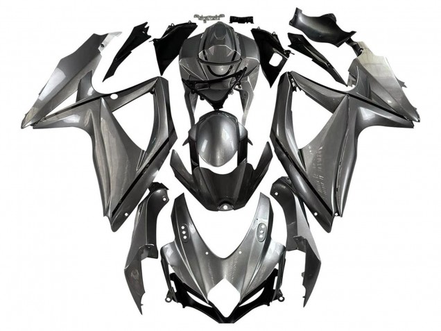 Online Gris Mate Negro Carenado Moto Suzuki GSXR 600 / GSXR 750 2008-2010