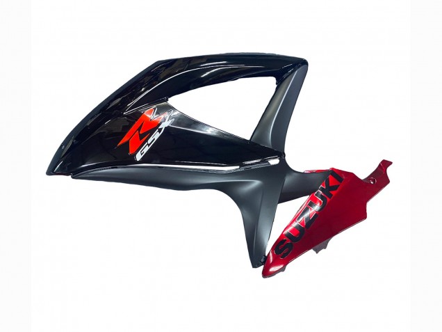 Online Rojo Negro Brillante Carenados Moto Suzuki GSXR 600 / GSXR 750 2008-2010
