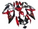 Online Rojo Negro Brillante Carenado Moto Suzuki GSXR 600 / GSXR 750 2008-2010