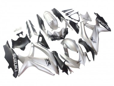 Online Plata Negro Mate Carenado Moto Suzuki GSXR 600 / GSXR 750 2008-2010