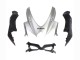 Online Plata Negro Mate Carenado Moto Suzuki GSXR 600 / GSXR 750 2008-2010