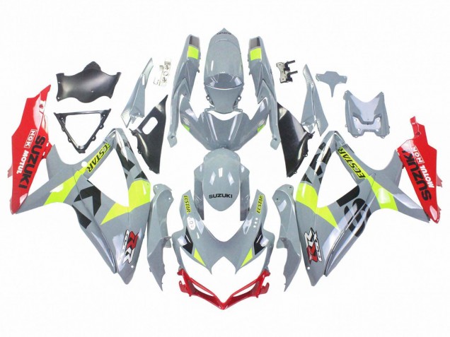 Online Gris Amarillo Rojo Carenado Moto Suzuki GSXR 600 / GSXR 750 2008-2010