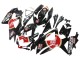 Online Negro Brillante Rojo Blanco Motul Lucky Strike Carenado Moto Suzuki GSXR 600 / GSXR 750 2008-2010