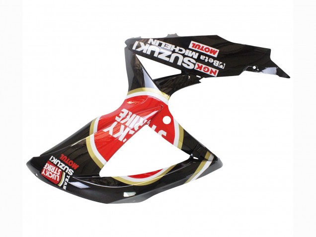 Online Negro Brillante Rojo Blanco Motul Lucky Strike Carenado Moto Suzuki GSXR 600 / GSXR 750 2008-2010