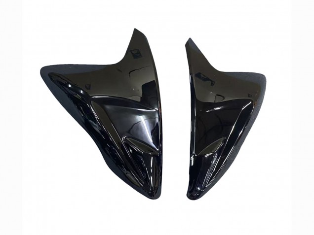 Online Negro Brillante Falsificado FibraCarbono Plata Rojo Carenado Moto Suzuki GSXR 600 / GSXR 750 2011-2024