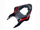 Online Negro Brillante Falsificado FibraCarbono Plata Rojo Carenado Moto Suzuki GSXR 600 / GSXR 750 2011-2024