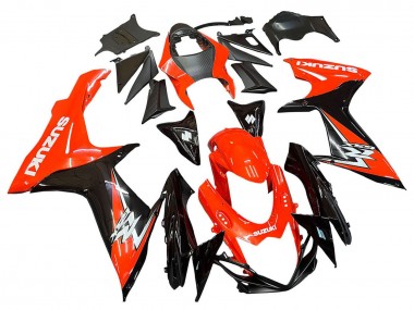 Online Rojo Negro Brillante Kits Carenado Moto Suzuki GSXR 600 / GSXR 750 2011-2024