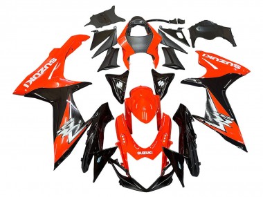 Online Rojo Negro Brillante Kits Carenado Moto Suzuki GSXR 600 / GSXR 750 2011-2024