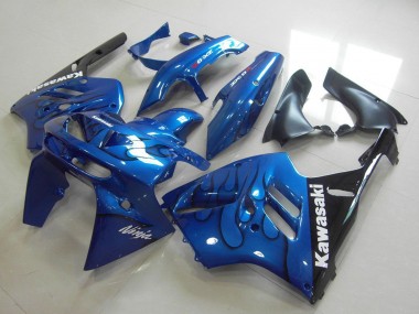 Online Azul Negro Llama Carenados Moto Kawasaki ZX9R 1994-1997